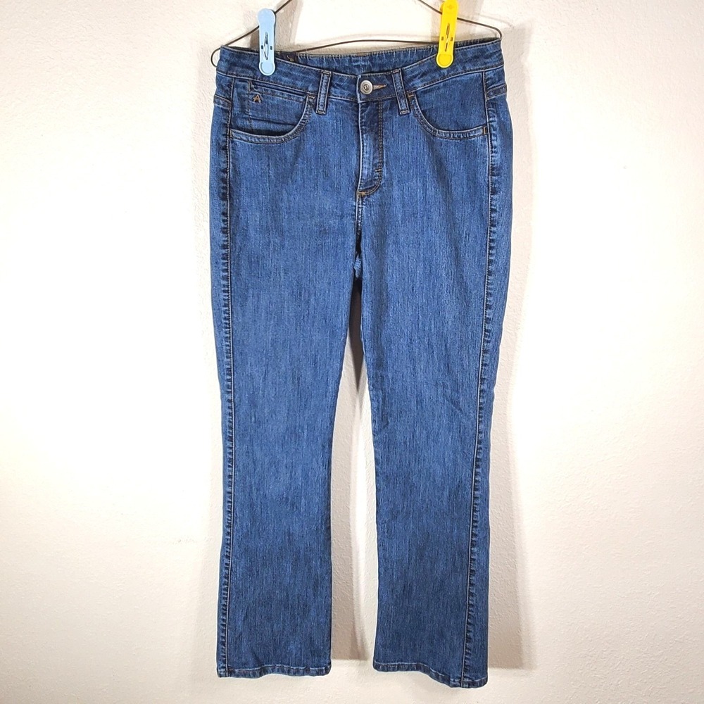 Wrangler Womens Aura Classic Blue Denim Jeans Average Fit 32x31
